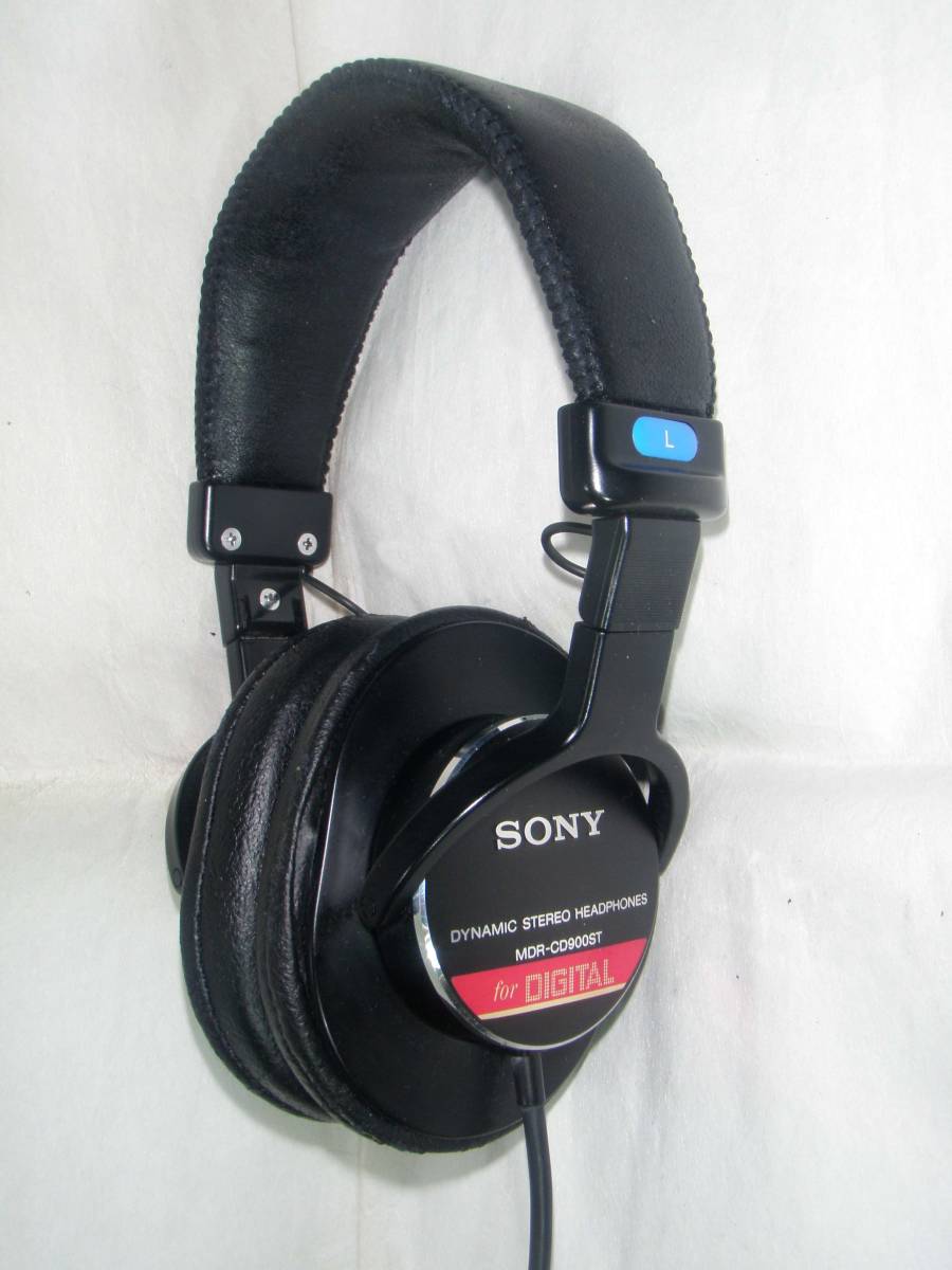 SONY MDR-CD900ST イヤーパッド新品互換品交換済み ダイナミック型密閉