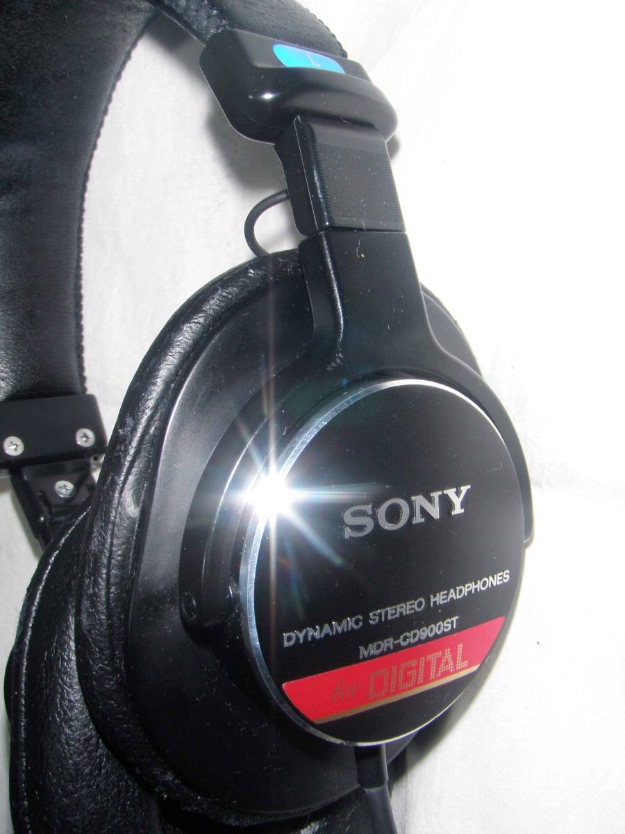 SONY MDR-CD900ST イヤーパッド新品互換品交換済み ダイナミック型密閉