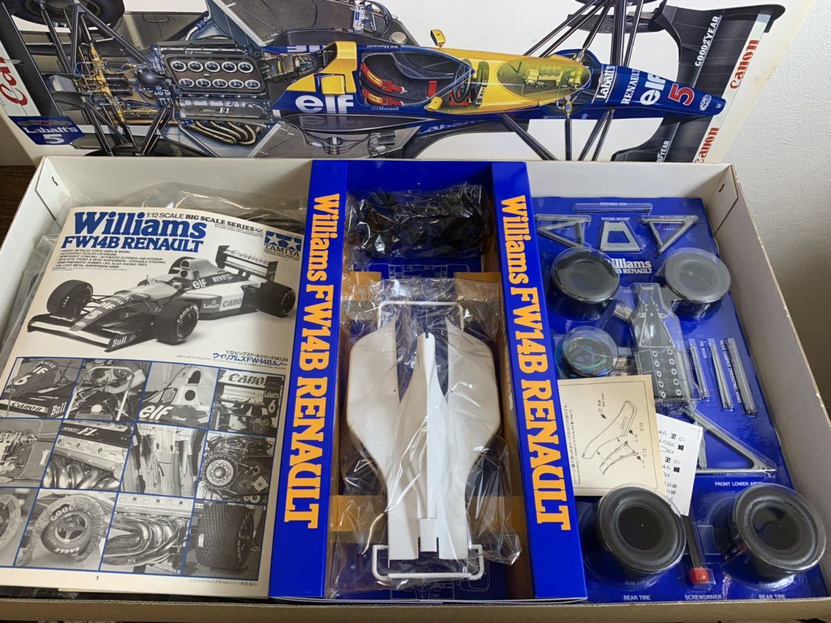809】希少品 タミヤ 1/12 ウィリアムズ ルノー FW14B ／ビッグスケール 