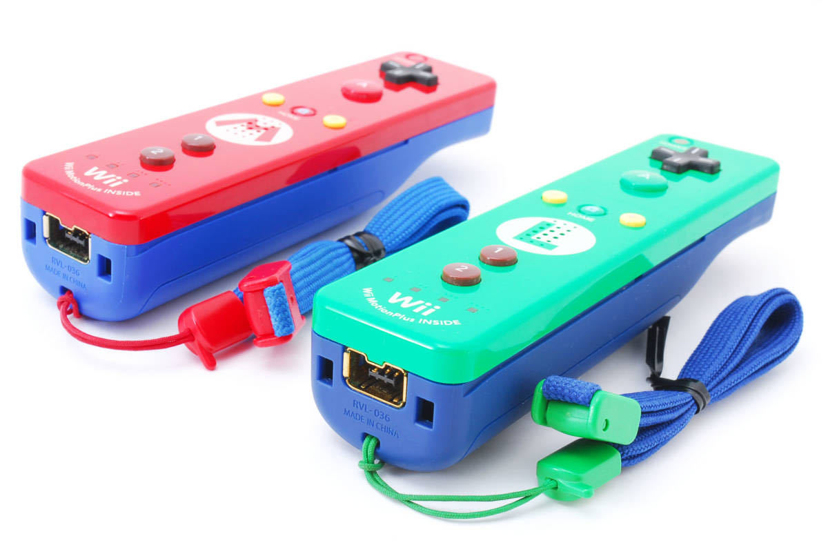 ☆動作確認済み☆Wii モーションプラス リモコン マリオ ルイージ