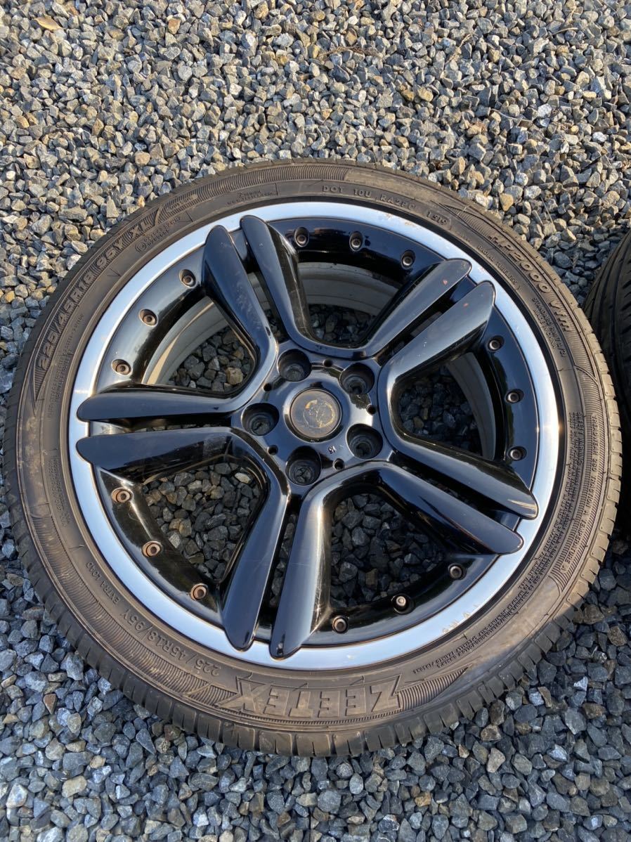 MINI 純正 18インチ 7.5J アルミホイール タイヤ 4本セット 純正アルミ 