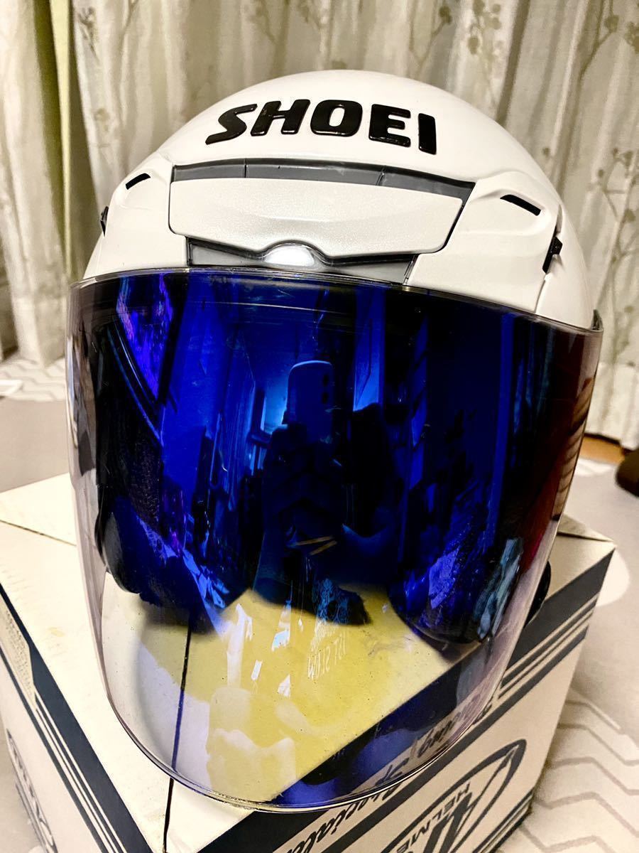 SHOEI J-FORCEⅢ Lサイズ(59㎝) ホワイト ミラーシールド ヘルメット袋 