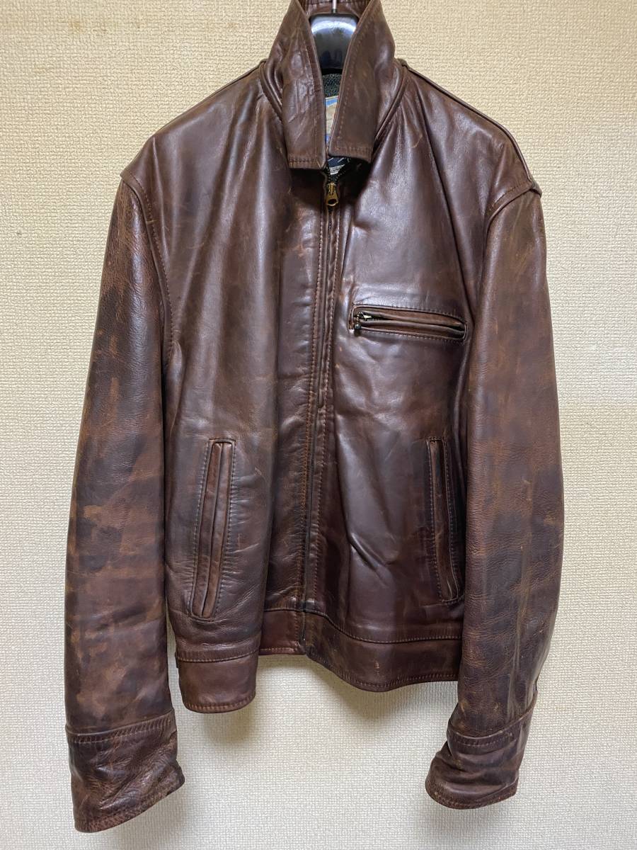 AERO LEATHER エアロレザー ジャケット ハイウェイマン メンズ サイズ 