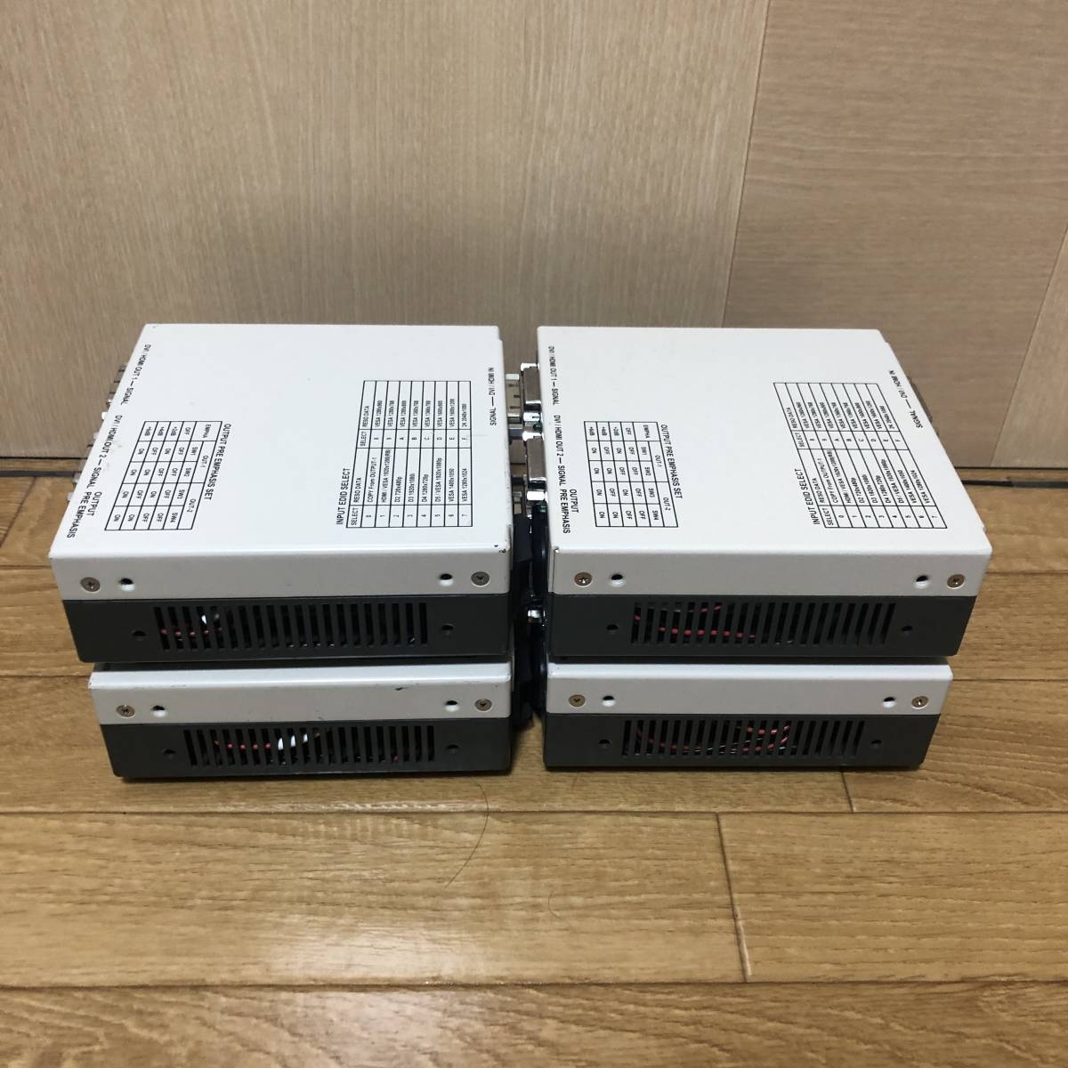 4台セット IMAGENICS / イメージニクス 1入力2出力DVI分配器(HDCP対応