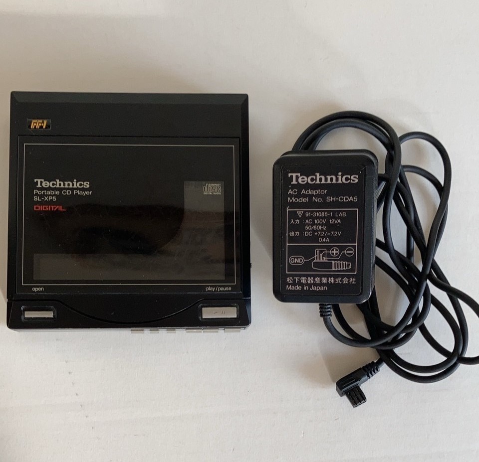 Technics SL-XP5 ポータブルCDプレーヤー ジャンク T【ヒ5-23】【60