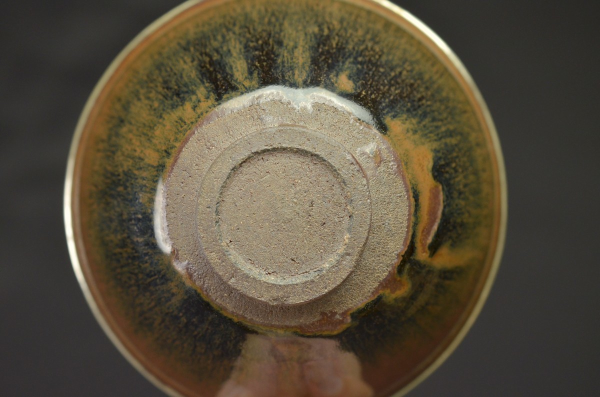 天目茶碗 建窯禾目 兎豪天目碗 中国宋時代 時代保証 鑑定 【