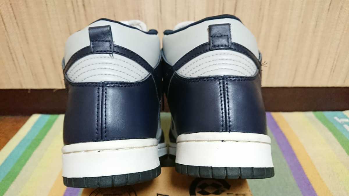 ナイキ 99年 初期復刻 ダンク ハイ dunk high LE ゼングレー ネイビー 