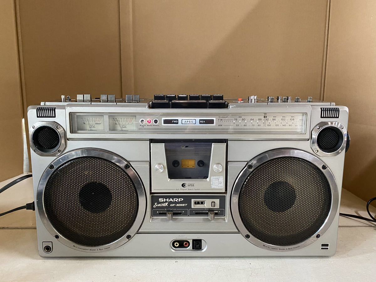 SHARP シャープ ラジカセ GF-305ST ジャンク SHARP ラジカセ GF SHARP シャープ ラジカセ GF-305ST ジャンク SHARP ラジカセ GF