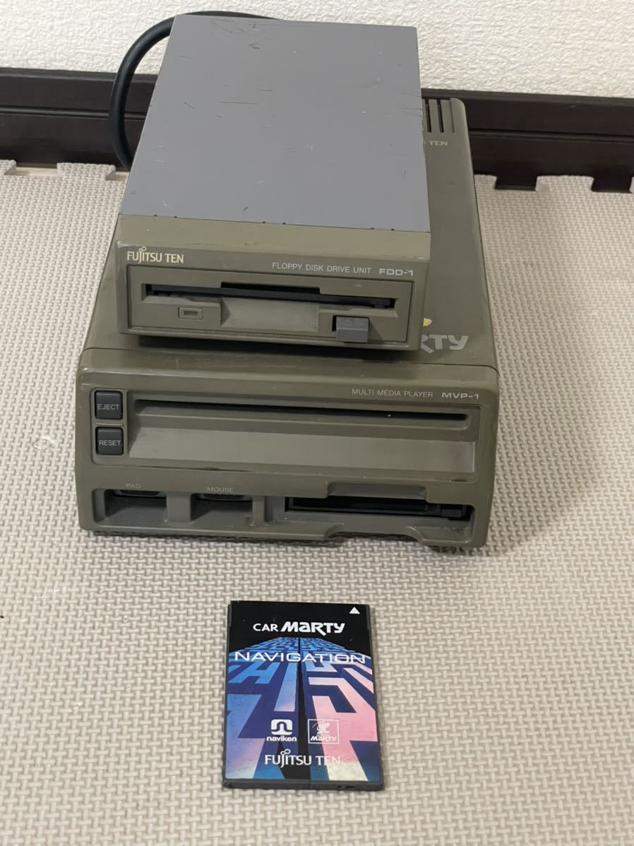 CAR MARTY MVP-1 /FDD-1 FUJITSU TEN Car Marty plays CDs but not