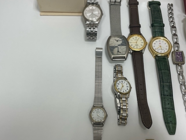 【A7132】腕時計 時計 レディース メンズ 大量おまとめ クオーツ 手巻き ジャンク品 SEIKO CITIZEN RICOH renoma 等
