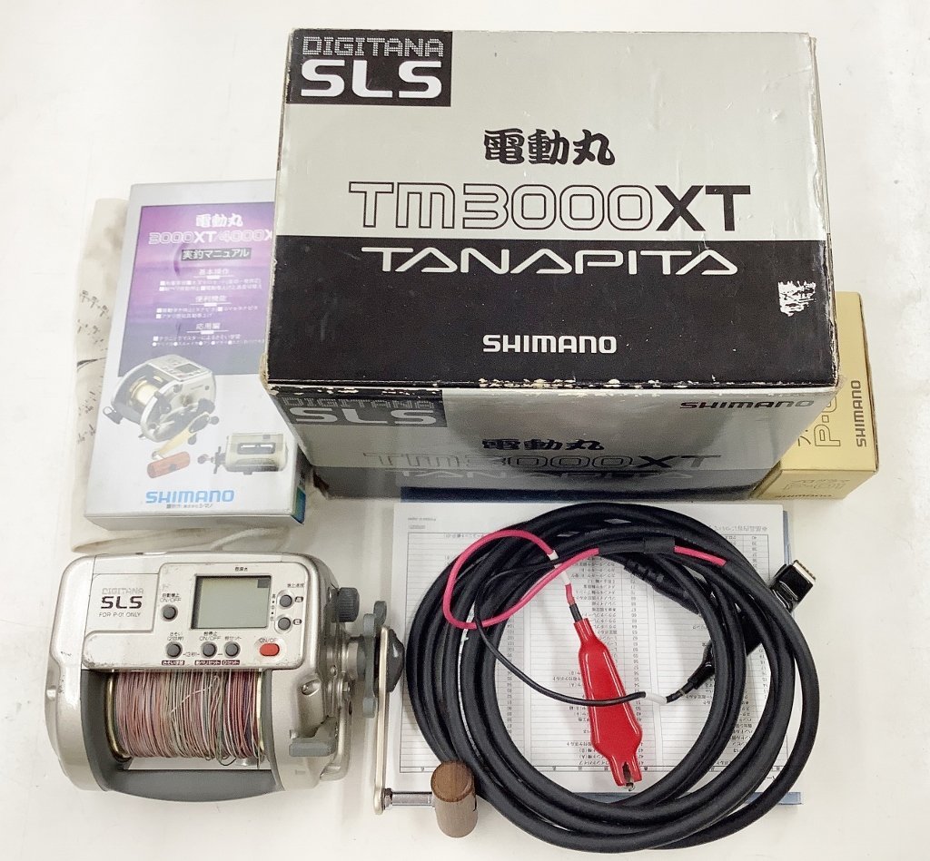 シマノ 電動リール 電動丸 3000XT 自動棚止め装置搭載 美品です。 シマノ 電動丸 3000XT 電動リール シマノ 電動丸 3000XT 自動棚止装置