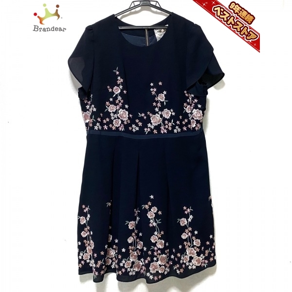 ローズティアラ Rose Tiara サイズ46 XL - ネイビー×ピンク×マルチ