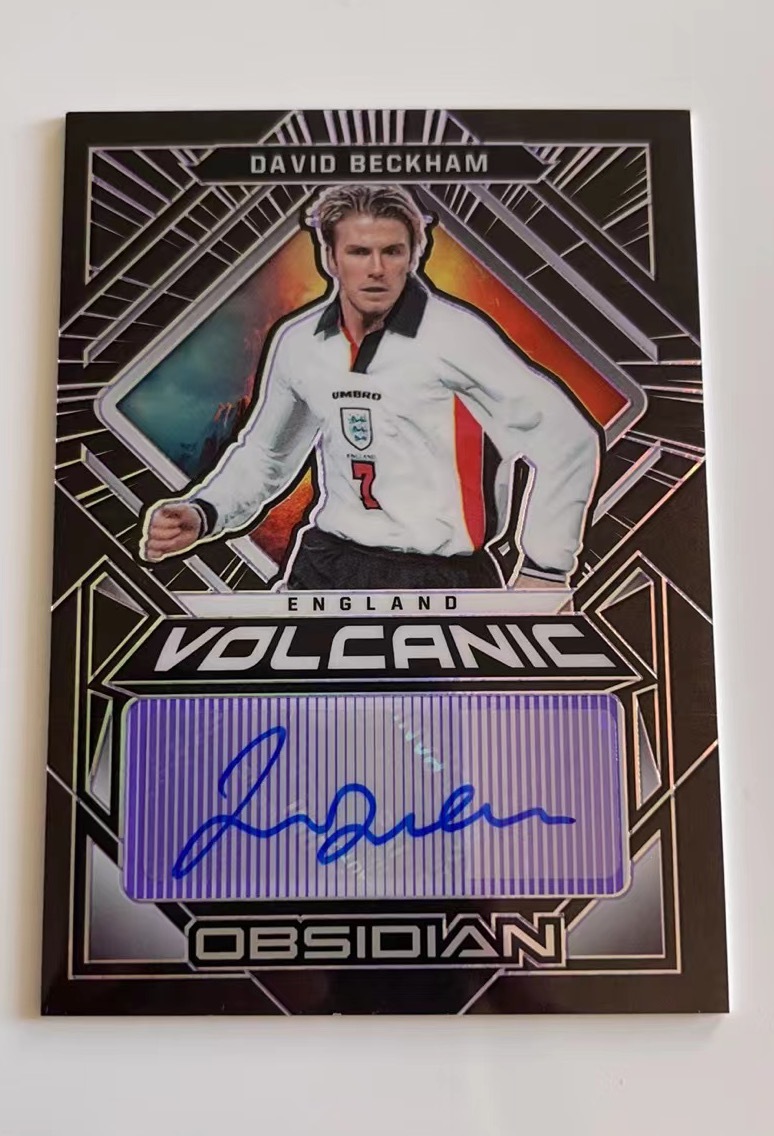 ☆限定50枚 直筆サイン☆ 2021-22 Panini Obsidian David Beckham