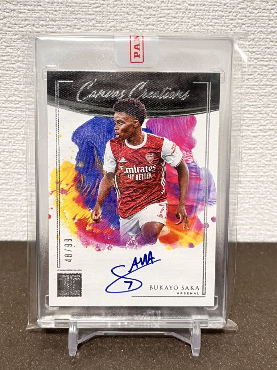 2020-21 Panini Impeccable Bukayo Saka ブカヨ・サカ 直書きサイン on
