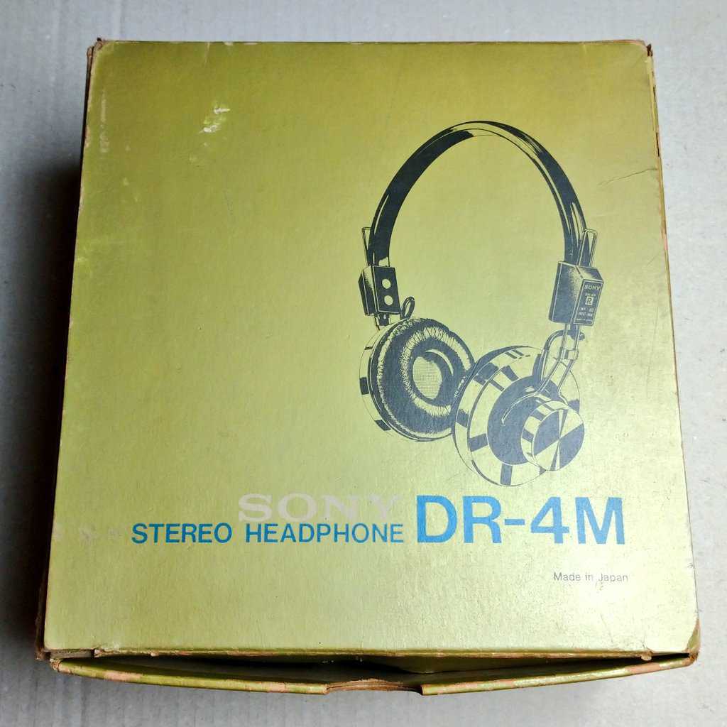 SONY ソニー ヘッドホン DR-4M 70年代 昭和 レトロ(ソニー)｜売買され