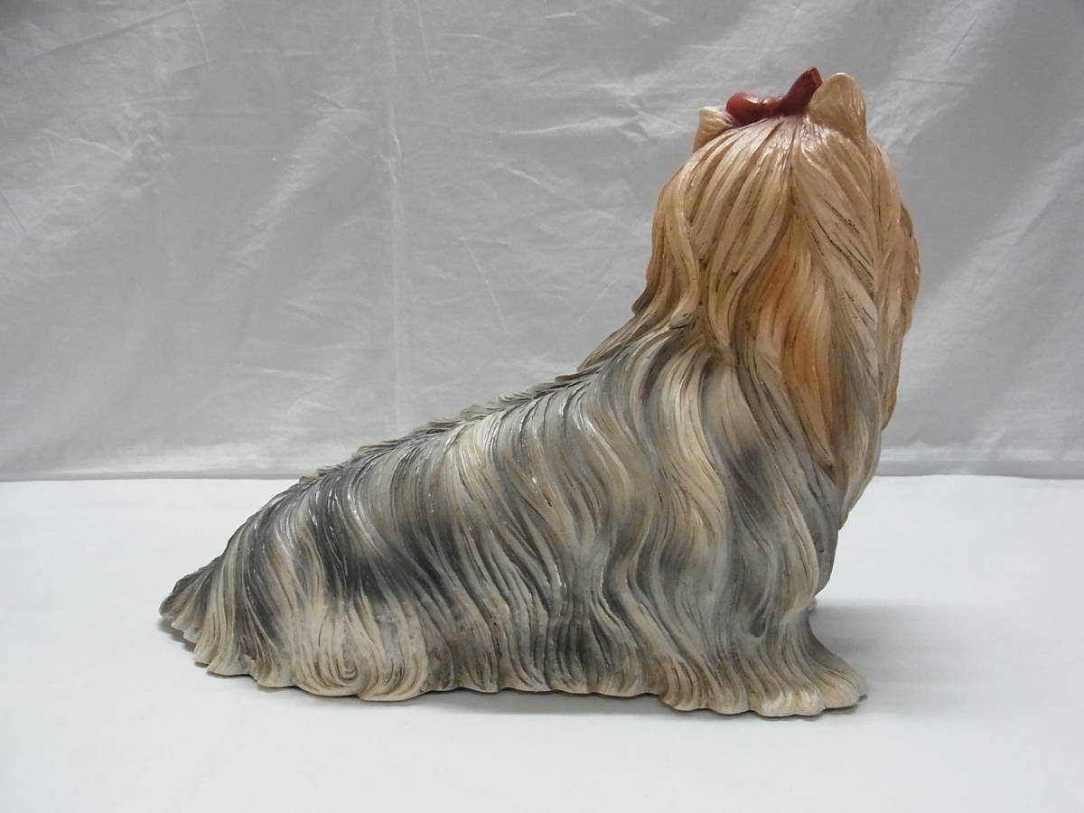 イタリア製☆犬の置物 高さ約24.5cm☆シーズー マルチーズ マル 