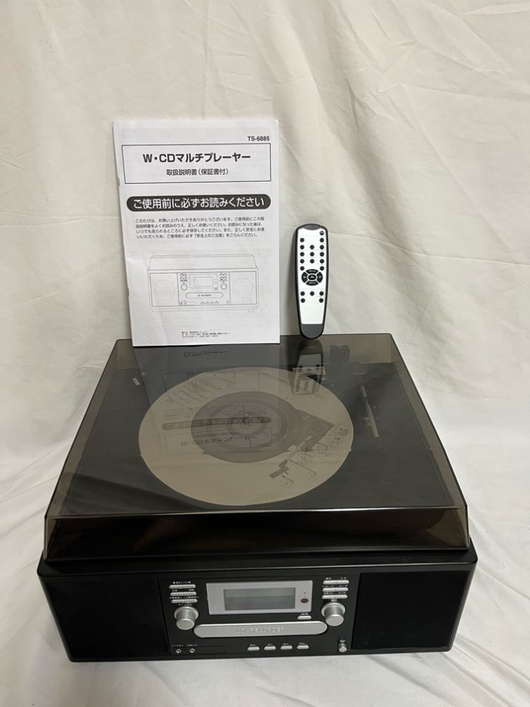 マルチプレイヤー TS-6885 レコード CD カセット ラジオ とうしょう