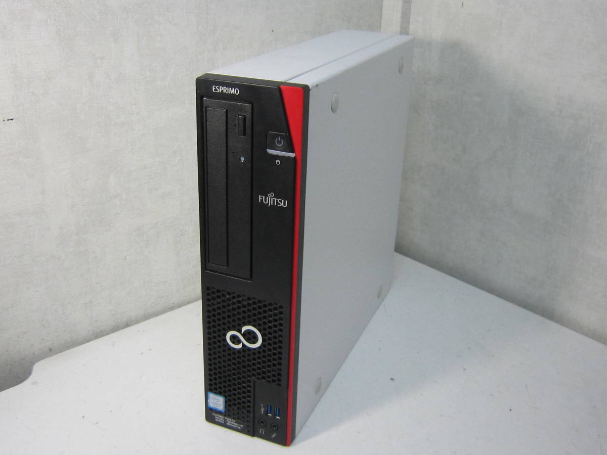 2226☆FUJITSU ESPRIMO D588/VX Core i3 8100 HDD/無 メモリ/8GB BIOS