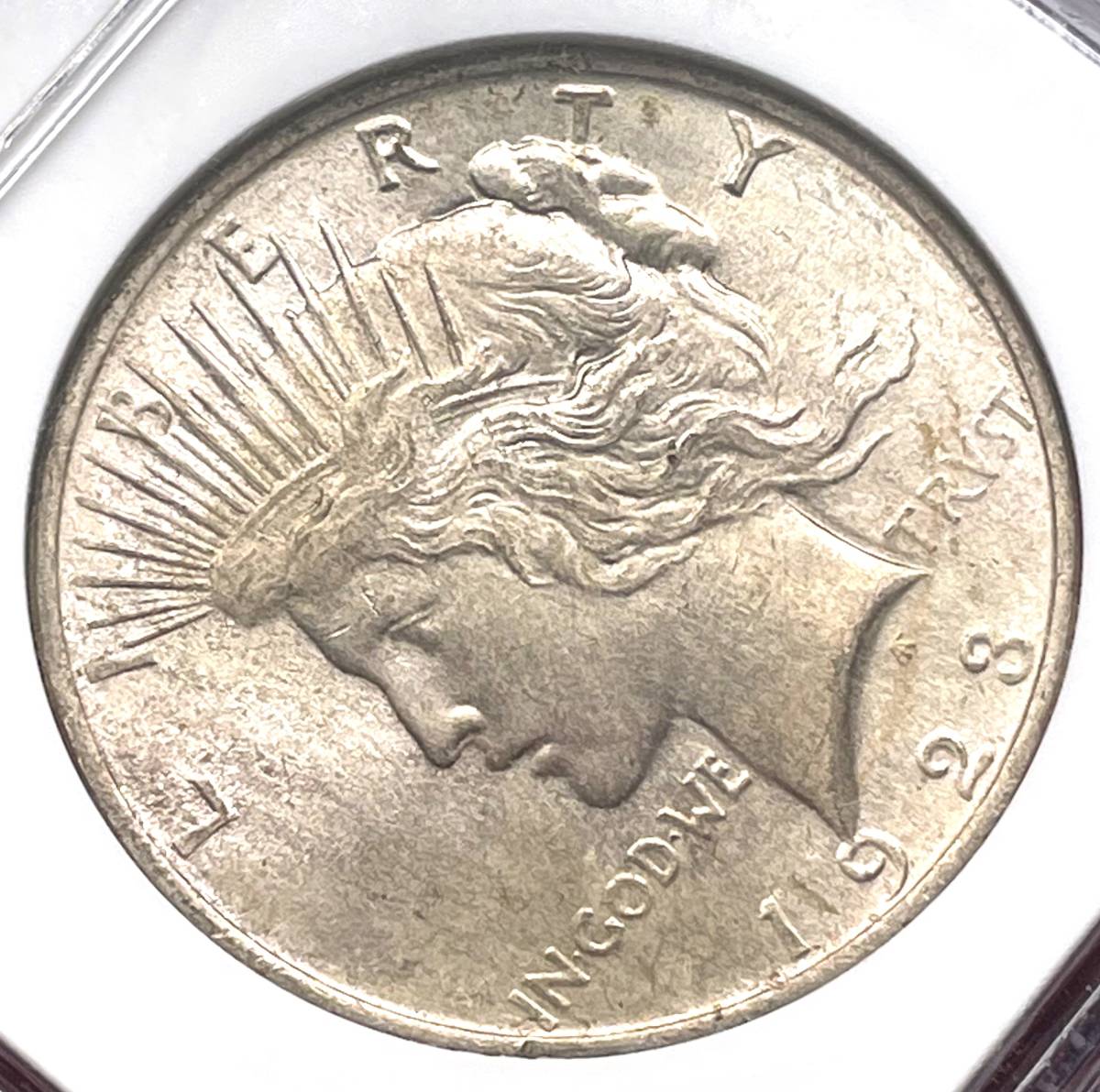 1円～【高鑑定 ピースダラー】1923年 アメリカ 銀貨 1ドル NGC MS64 アンティークコイン