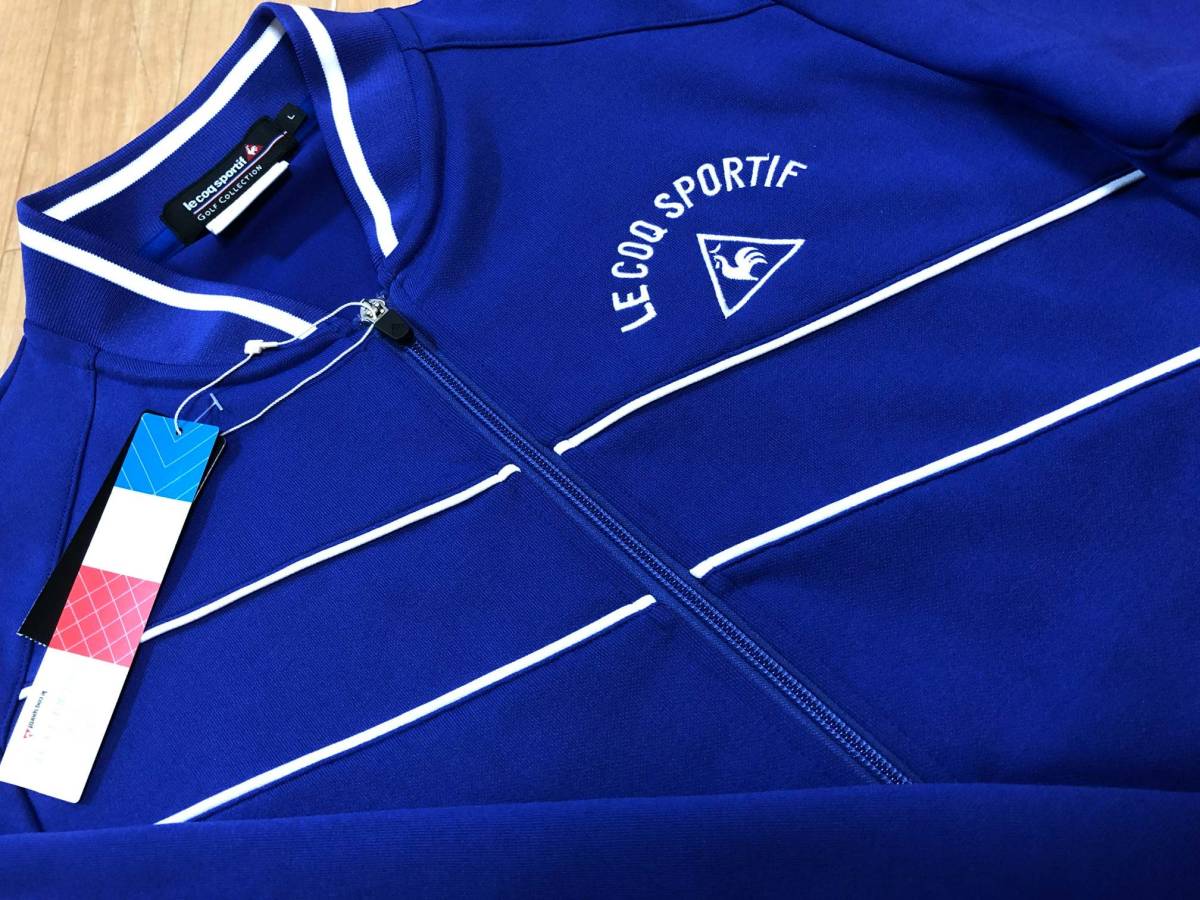 【爆買い，大人気】 Le coq sportif GOLF ルコックゴルフ ストレッチフルジップジャケット QGMQJL51 BL00 Ｌ(ルコック)｜売買されたオークション情報、yahooの商品情報をアーカイブ公開 - オークファン シャツ