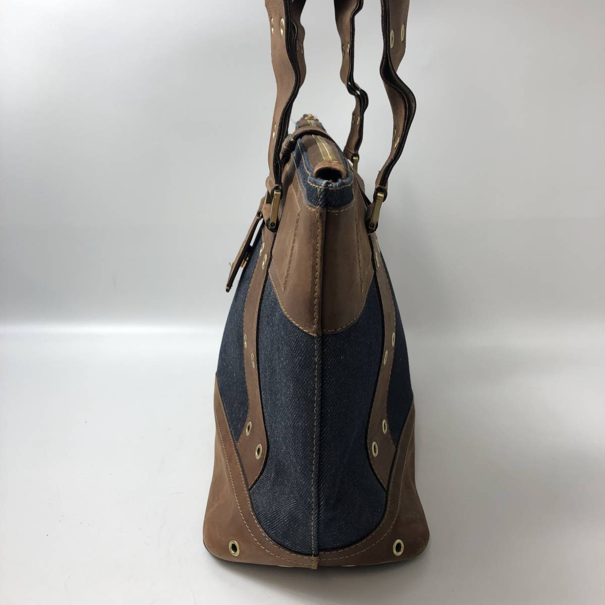 ○8B422/DIOR ディオール/ハンドバッグ/トートバッグ/デニムバッグ 