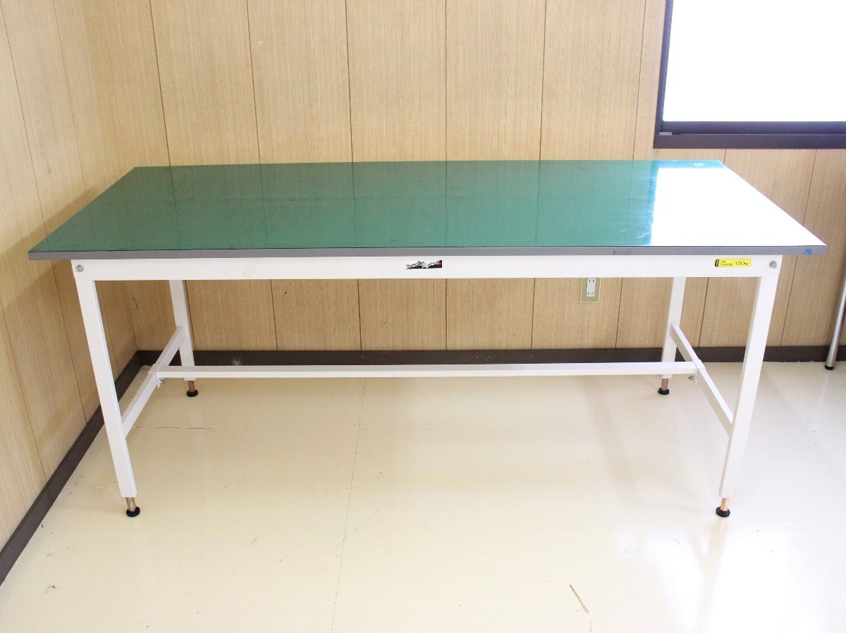 ja05□【西濃営業所止め】ヤマテック◇作業台◇幅180cm◇高さ79～90cm