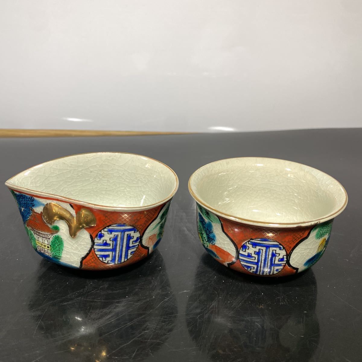 九谷焼 金彩 茶器 急須 湯呑み セット 九谷焼 庄三 茶器セット 湯呑み5