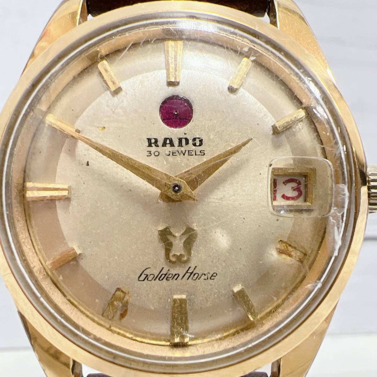 ラドー ゴールデンホース RADO Golden Horse 2針カレンダー アナログ