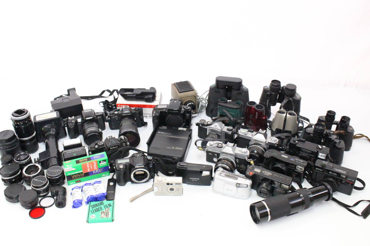 ト石】カメラなどまとめ CANON/オリンパス/PENTAX/Nikomat/RICOH/Nikon
