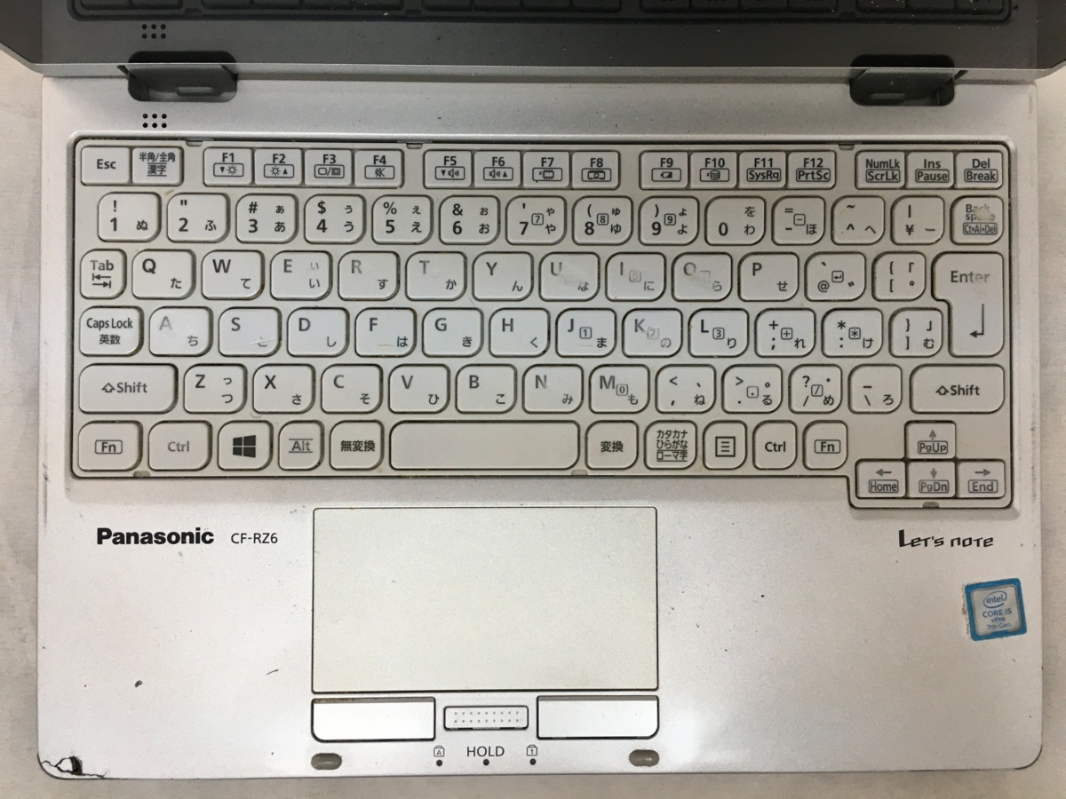 CF-RZ6RDRVS ジャンク⁄ Intel Core Panasonic i5-7Y57 メモリ8.19GB