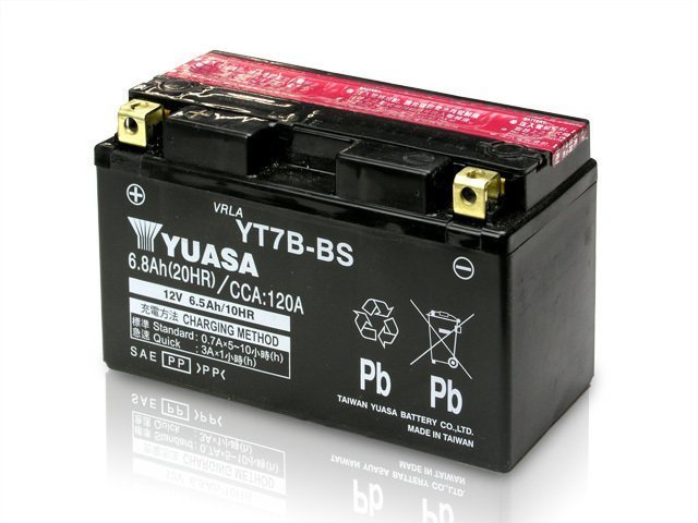 液入済) TT250R(Raid)対応バッテリー 台湾ユアサ YT7B-BS 【GT7B-4 / FT7B-4互換】★