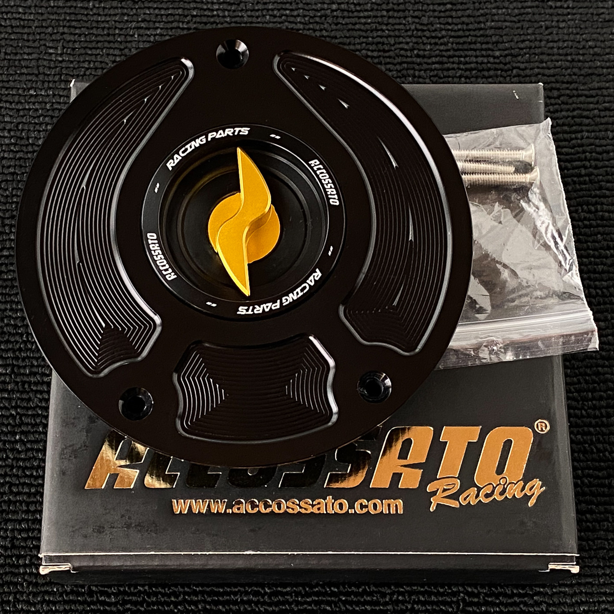 ACCOSSATO アルミタンクキャップ Ver.4 ホンダ01 CBR1000RR/CBR600RR 