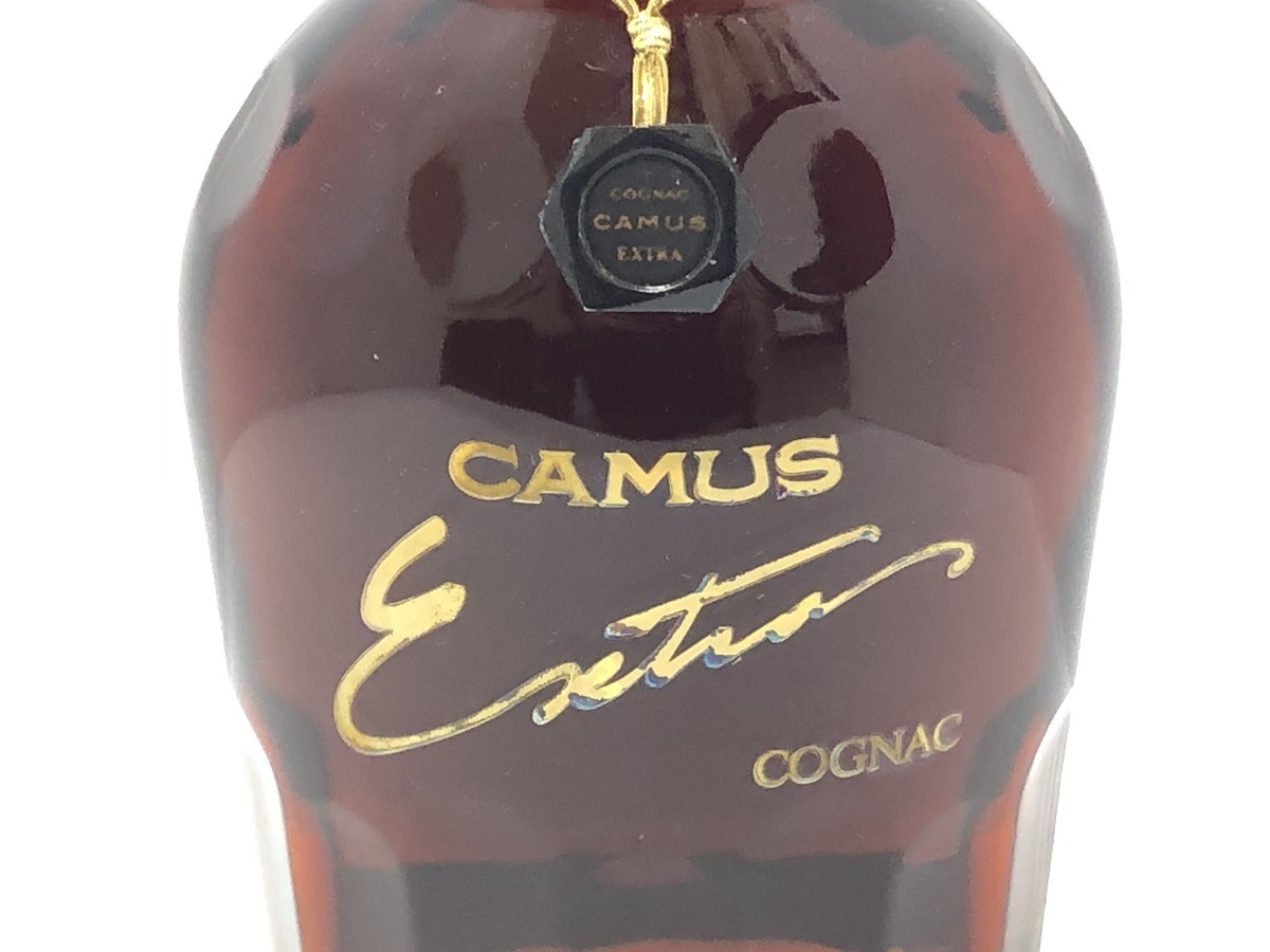 【大黒屋】［未開栓］CAMUS EXTRA カミュ エクストラ ロングネック ブランデー 700ml 40％ 箱付き ※法人・業者取引不可・同梱不可