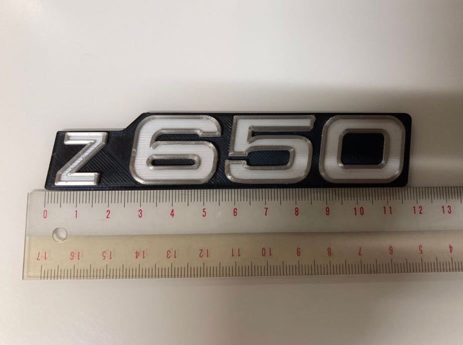 Z650 ザッパー サイドカバー エンブレム kz650 リプロ品 新品未使用 