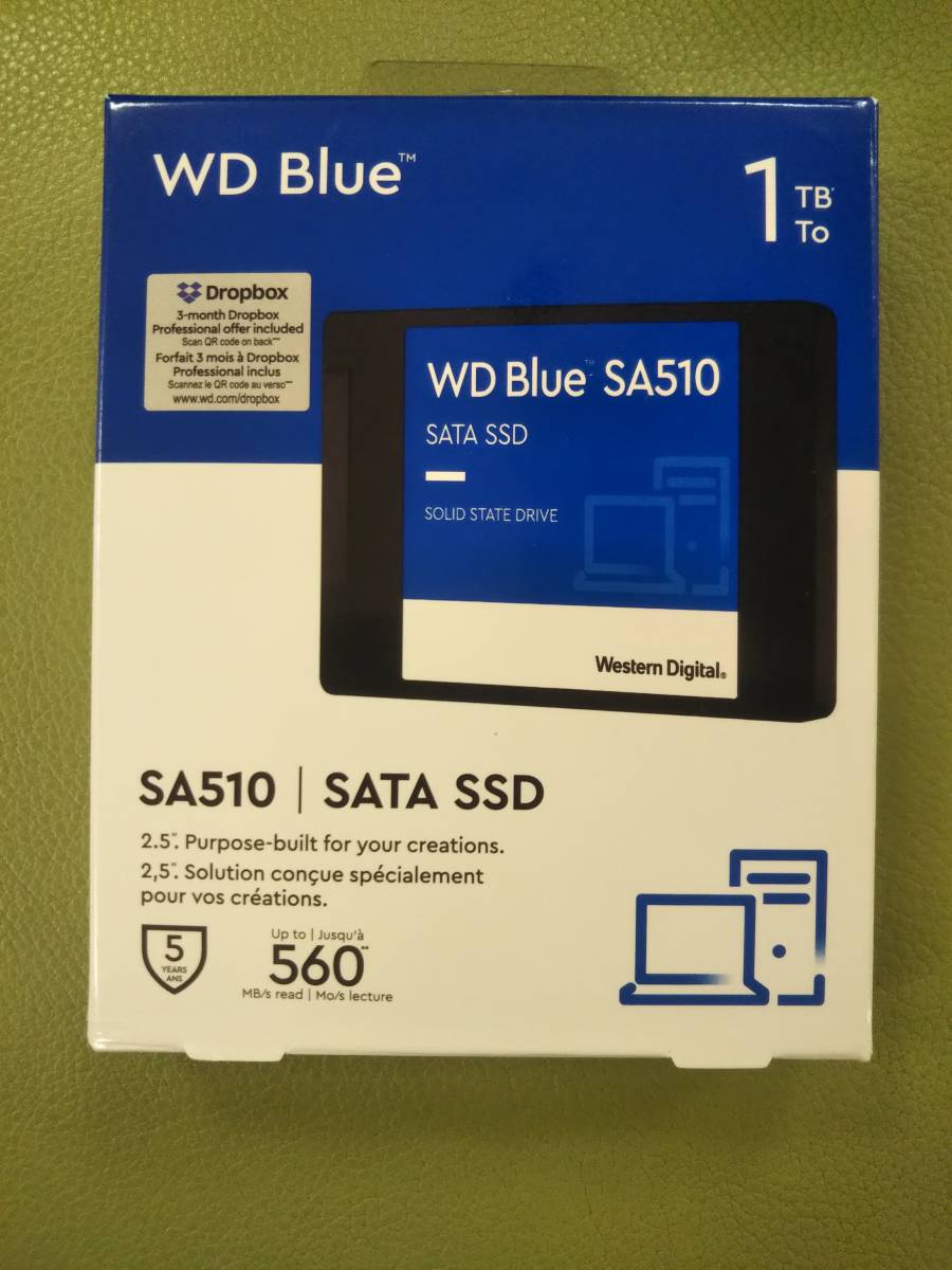 WD 1TB SATA Blue Western Digital SSD SA510 - Internal 内蔵SSD 内蔵