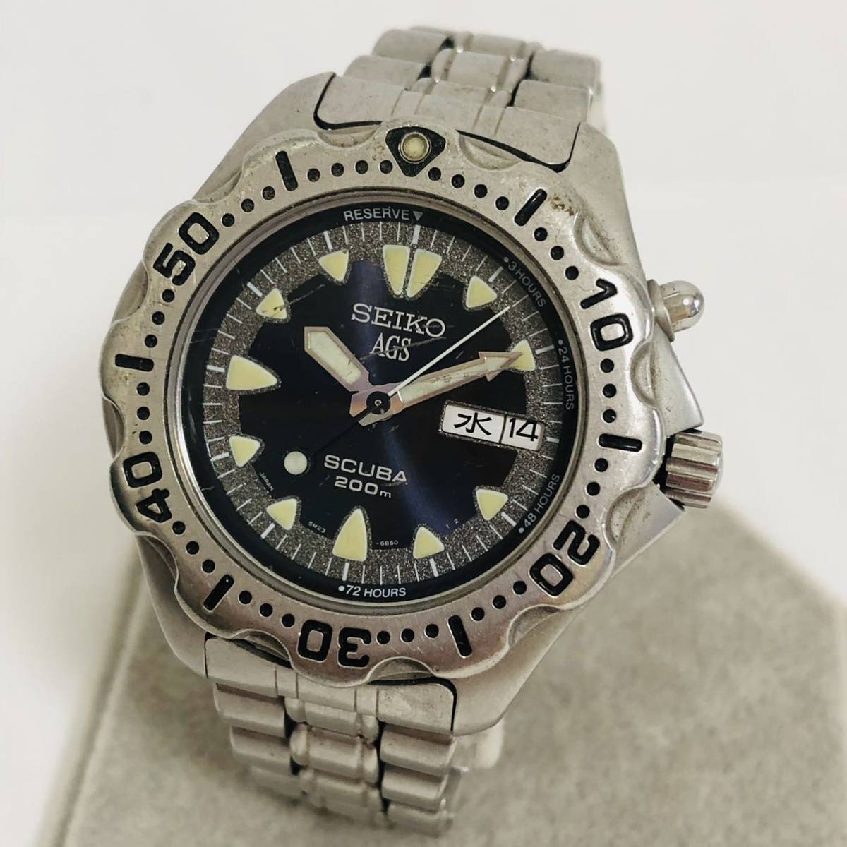 AH182 SEIKO セイコー AGS キネティック KINETIC スキューバ 