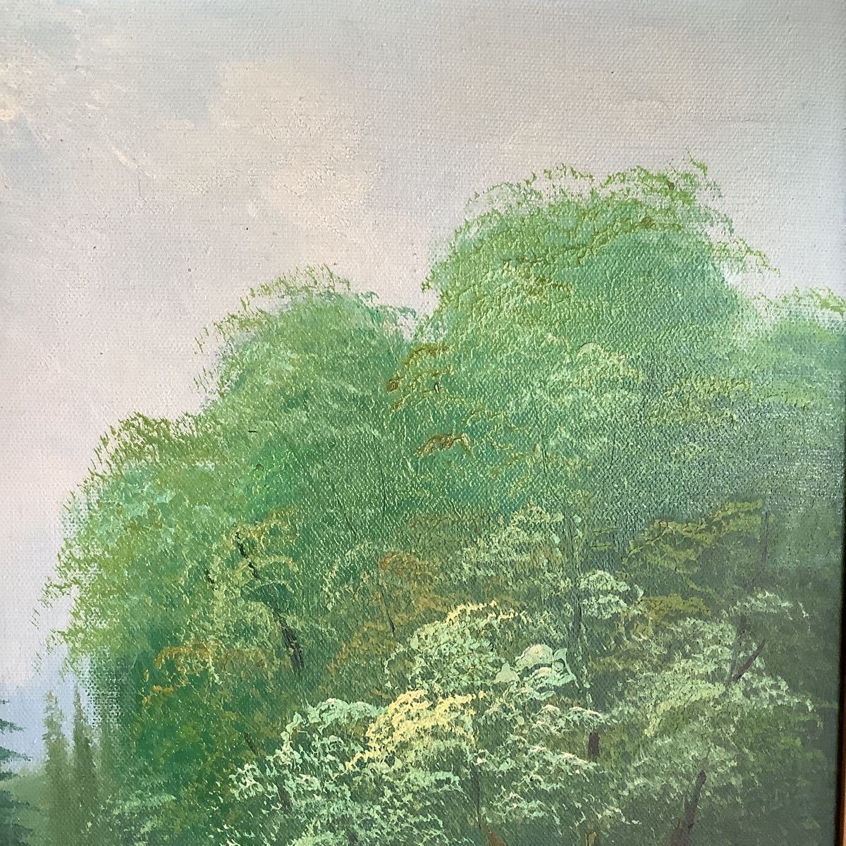 風景画 油絵 - 油彩画 絵画 : Yahoo!オークション 作者不明 原画 F6号