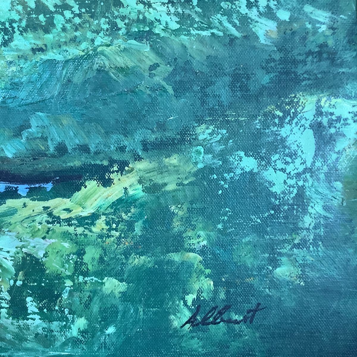 風景画 油絵 - 油彩画 絵画 : Yahoo!オークション 作者不明 原画 F6号 