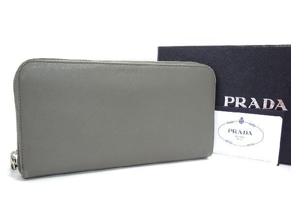 PRADA サフィアーノ ラウンドファスナー 長財布　2M1317 PRADA プラダ 長財布 サフィアーノ 2M1317 レザー ロング ブラック