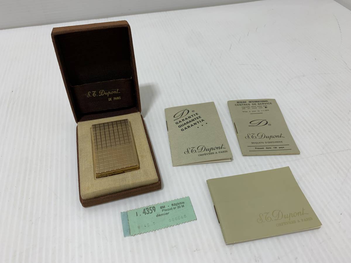 ライター ノース ザ デュポン nanamica LABEL PURPLE FACE NORTH HE オリジナル商品 動作未確認 取説付 専用ケース 金メッキ Yahoo!オークション