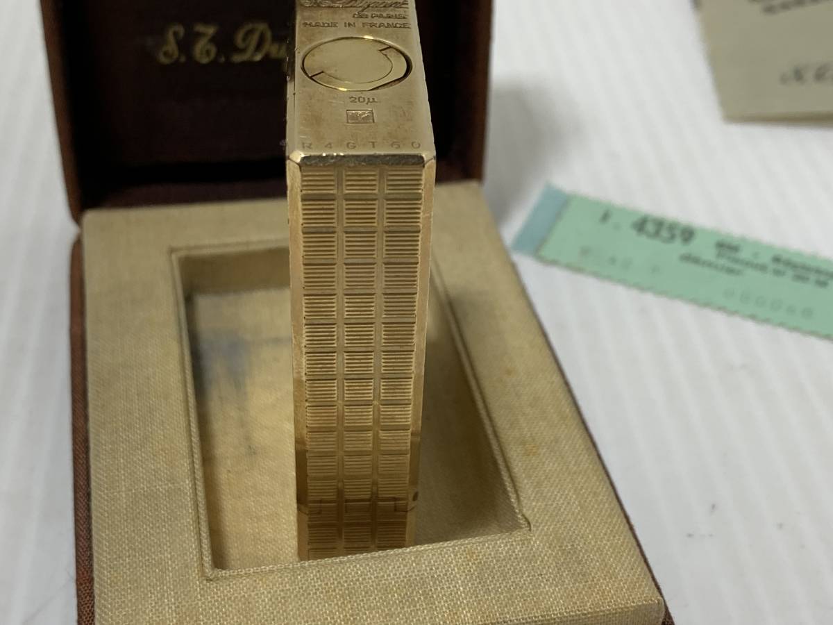 ライター ノース ザ デュポン nanamica LABEL PURPLE FACE NORTH HE オリジナル商品 動作未確認 取説付 専用ケース 金メッキ Yahoo!オークション