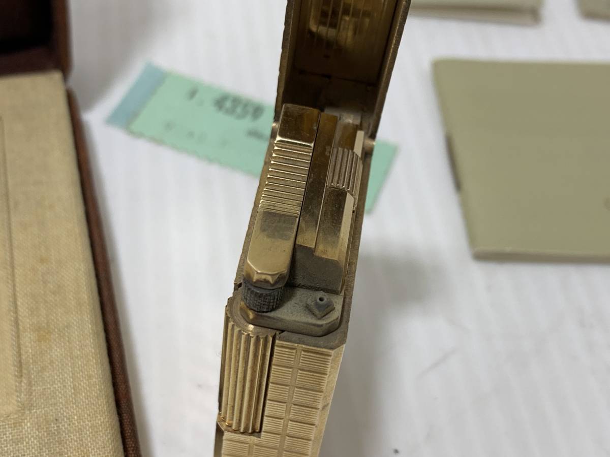 ライター ノース ザ デュポン nanamica LABEL PURPLE FACE NORTH HE オリジナル商品 動作未確認 取説付 専用ケース 金メッキ Yahoo!オークション
