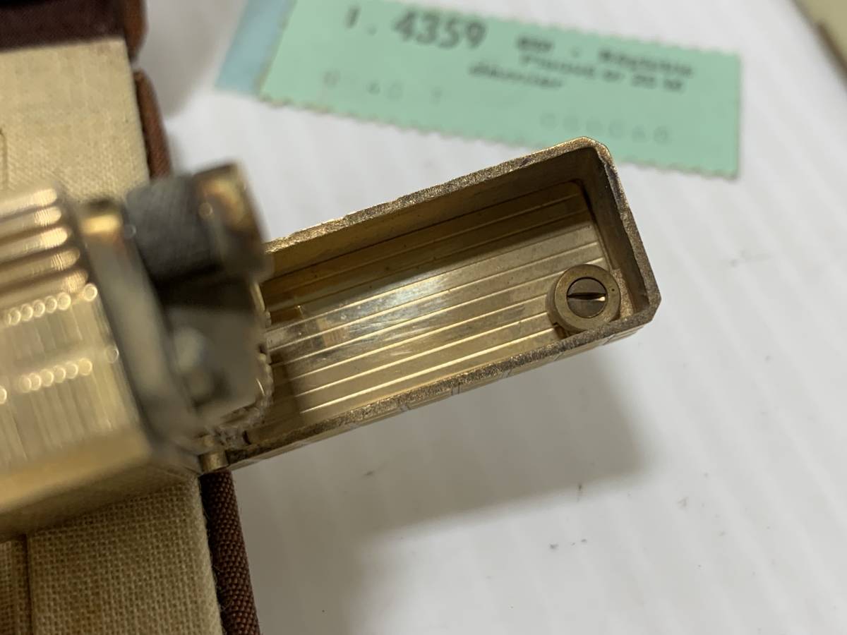 ライター ノース ザ デュポン nanamica LABEL PURPLE FACE NORTH HE オリジナル商品 動作未確認 取説付 専用ケース 金メッキ Yahoo!オークション