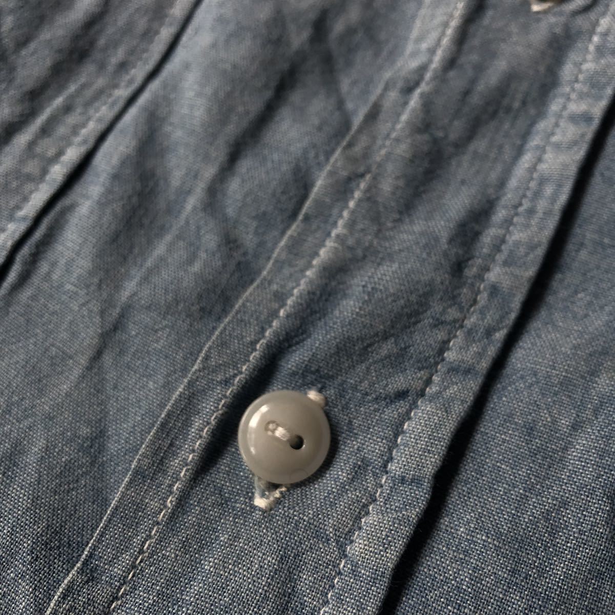 40〜50s BAREKAT Chambray Work Shirt 40年代 50年代 マチ付き  