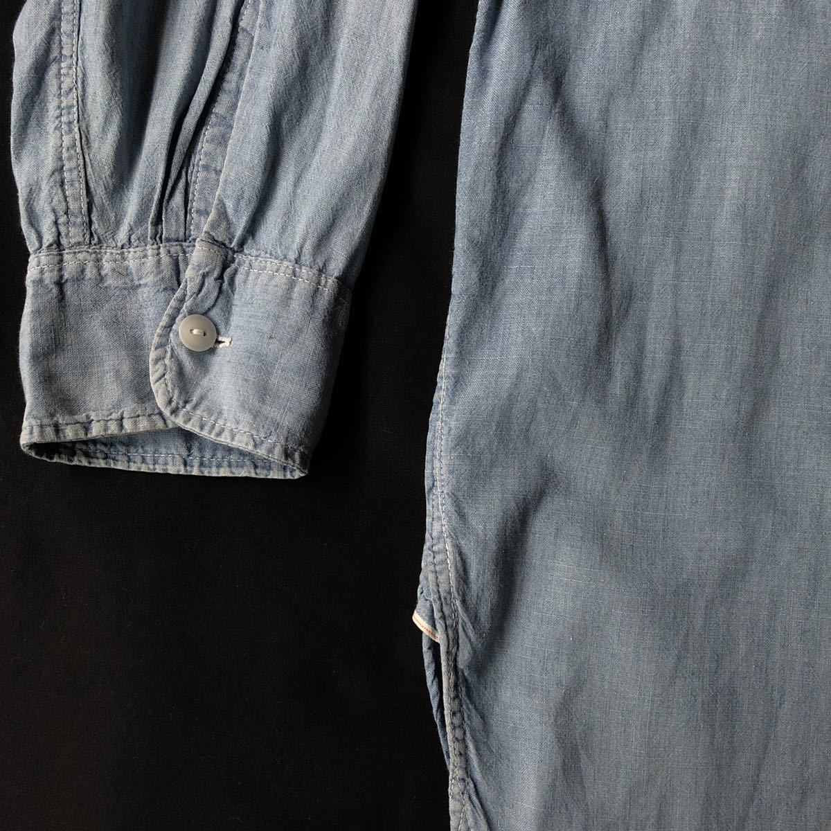 40〜50s BAREKAT Chambray Work Shirt 40年代 50年代 マチ付き  
