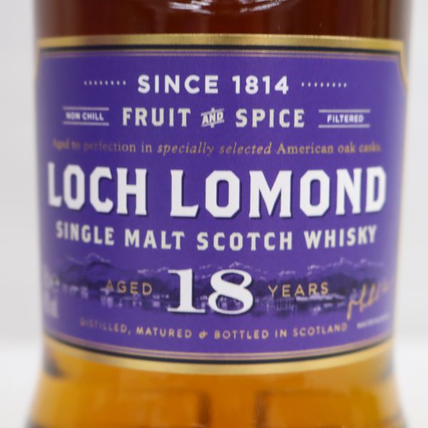 LOCH LOMOND（ロッホ ローモンド）18年 46％ 700ml Y22I040005 ロッホ