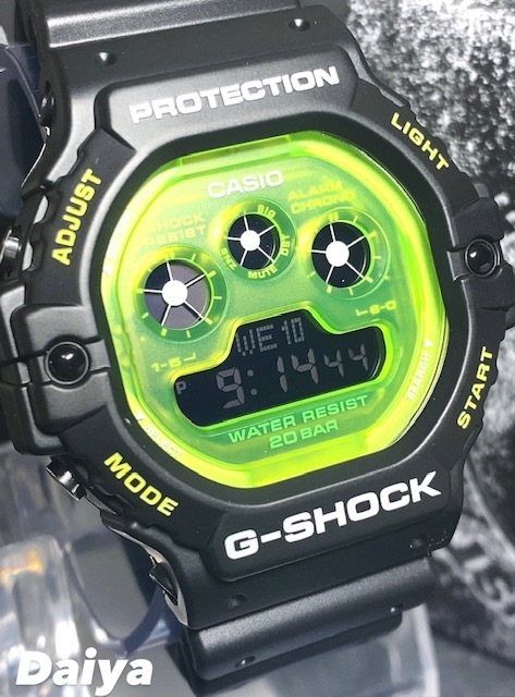 【新作，2026】 CASIO カシオ 正規品 G-SHOCK ジーショック Gショック 腕時計 ブラック グリーン スケルトン 多機能腕時計 デジタル腕時計 スポーツ(Summer Colors)｜売買されたオークション情報、yahooの商品情報を G-SHOCK