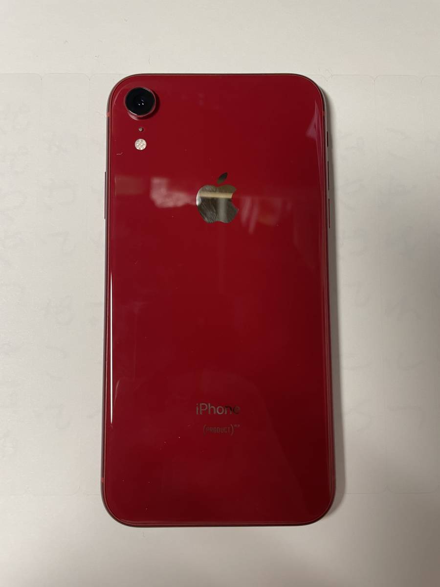 BV176 SIMフリー iPhoneXR ホワイト 64GB ジャンク ロックOFF