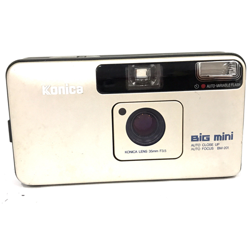 1円 KONICA BIG MINI BM-201 35mm 1:3.5 コンパクトフィルムカメラ