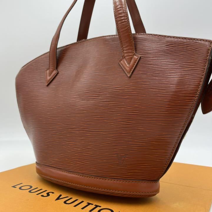 VUITTON LOUIS ルイヴィトン 24057☆1円スタート☆本物☆ヴィトン☆LOUIS 三 二つ折り財布 1円《極美品》LOUIS VUITTON ルイヴィトン エピ サンジャック ハンドバッグ トートバッグ ショルダーバッグ ブラウン 茶色 LV ロゴ 金具